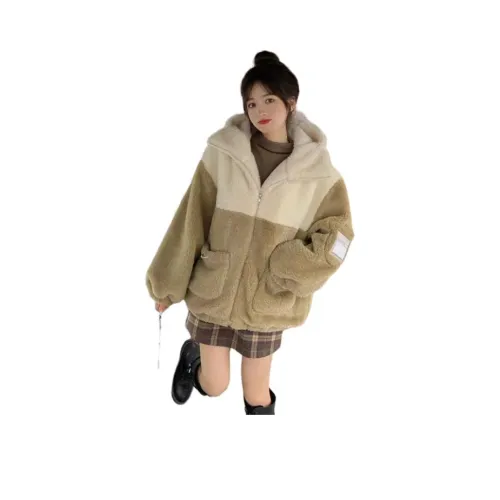Sky Swan Velvet Feel Coat Women's