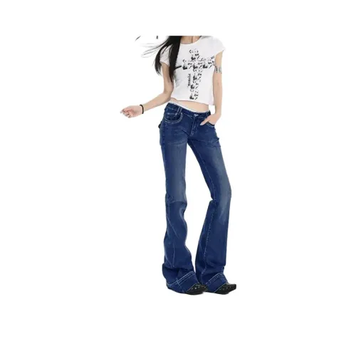 Olivia Share777 Белый Wa Синий. Белый IS A Унисекс Цвет Женские Джинсы