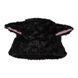 Чёрный с розовыми ушами