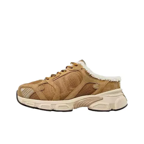 DIOR Низкий топ толстая подошва кроссовки женские коричневый