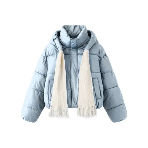 JOSR Синий Женские пуховики