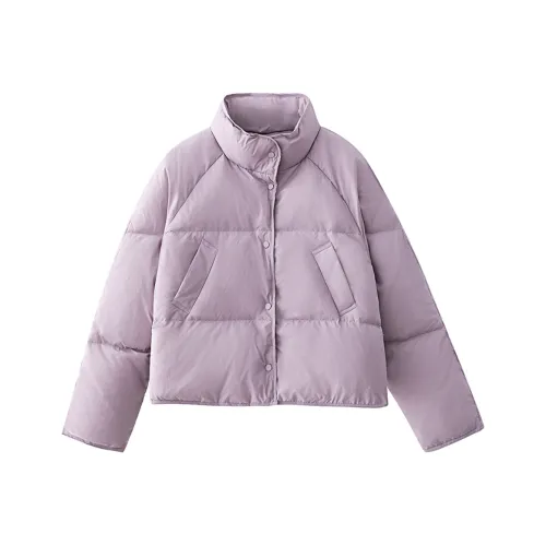 Aghr Фиолетовый Женские Пуховики