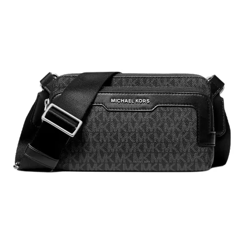 MICHAEL KORS Hudson Покрытие Ткань Сумка через плечо Мужская Черная