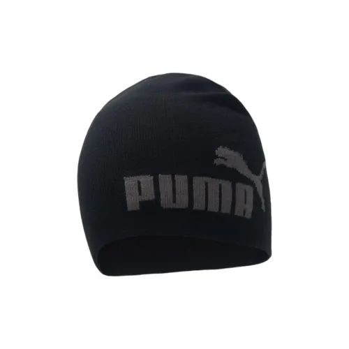 PUMA Акриловые шапки-бини унисекс черные