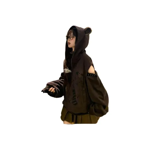 PAZZO Модель Одежда IS Темно-кофейный Женские Свитшоты