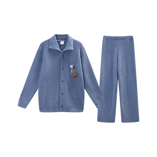 GUKOO X SNOOPY Пижамный комплект Мужской Hyacinth Blue