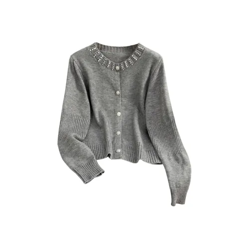 Cypress House Серый Женский Трикотаж