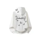 Moon Белый Утолщенный и с Флисовой Подкладкой [Полный С принтом Silent Wind]