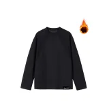 Черный с флисовой подкладкой