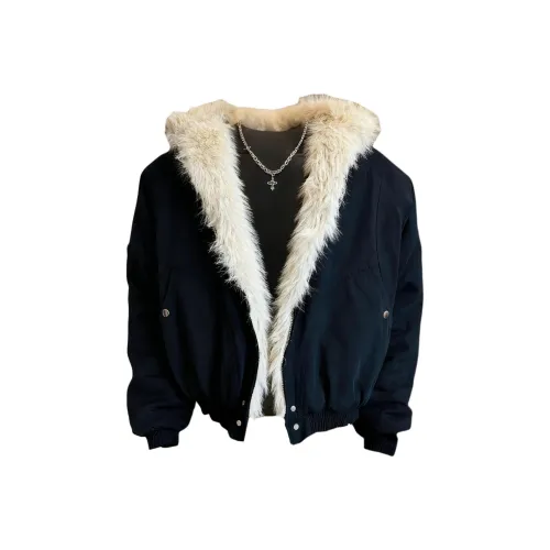 GUHUO Черный Унисекс Пуховики