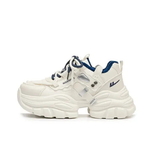 Warrior Термический Увеличивающий Высоту Устойчивый к Износу Легкий Низкий Топ Кроссовки с Толстой Подошвой Женские