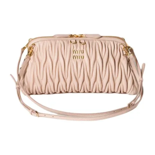 MIU MIU Matelassé Овечья шкура Сумка Унисекс Розовый