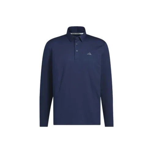 Adidas Темно-синие Мужские Поло