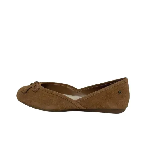 UGG Lena Планшет Повседневная Обувь Женская Темно-Коричневый