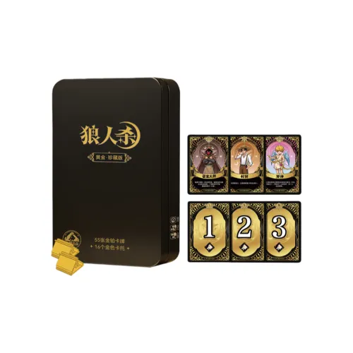 Werewolf Золотая Коллекционная Edition Пластиковая Карта Мафия