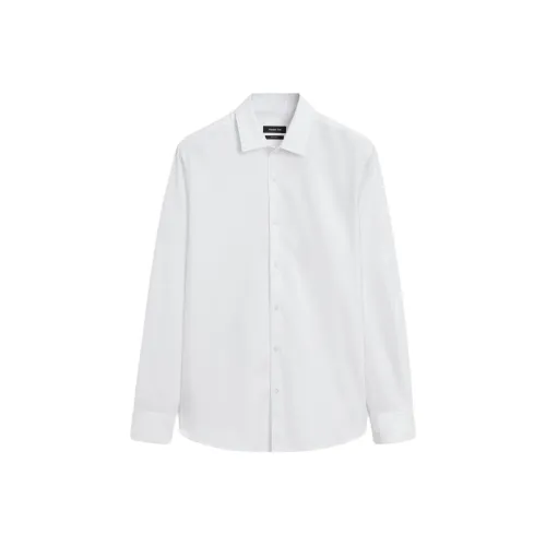 Massimo Dutti Белые Мужские Рубашки