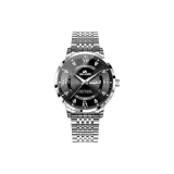 Белая сталь - Черный циферблат