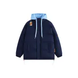 Темно-синий, утепленный