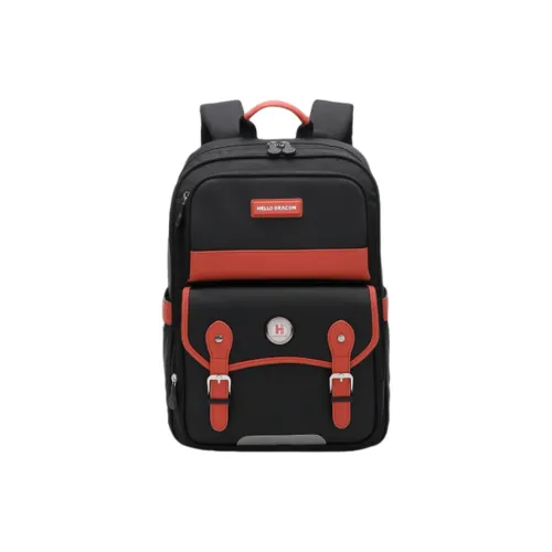 HELLO DRAGON Композитный материал Студенческая сумка Стандартная Детская Черный Персиковый Синий Фиолетовый