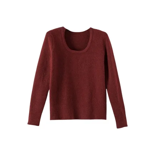 WANBAI Красный Женский Трикотаж