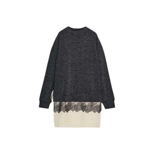 ZARA Длинное платье с длинными рукавами женское