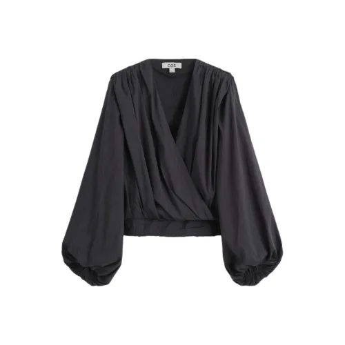 COS Угольно-черные Женские Рубашки