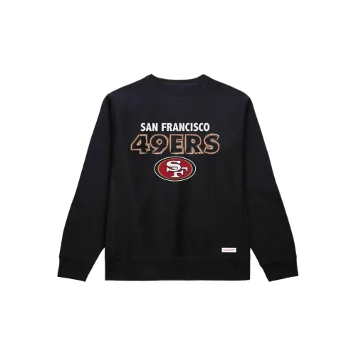 MITCHELL NESS NFL San Francisco 49ers Черный Эскиз OUTLINE Свитшот Унисекс