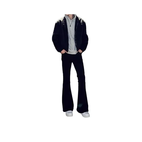 LEONBINNO Черные Унисекс Джинсы