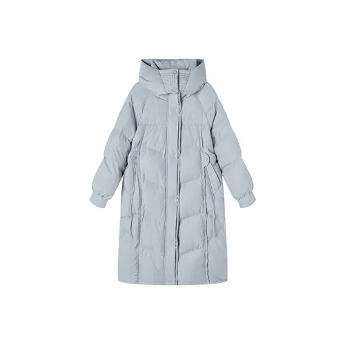 XIANGYING Морской синий Женские пуховики