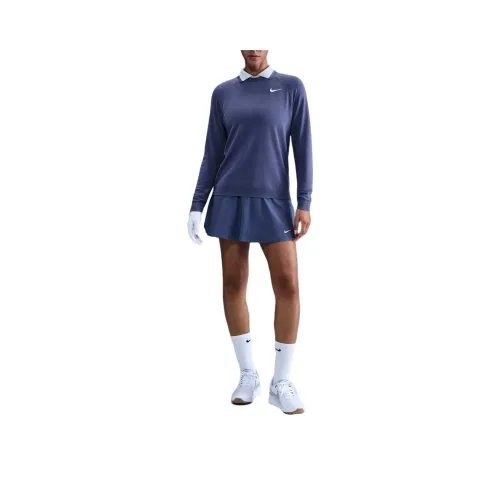 Nike Бледно-фиолетовый Белый Женская одежда для гольфа