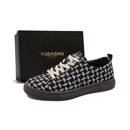 YUDASHU Low-Top Canvas Shoes Мужские Черные