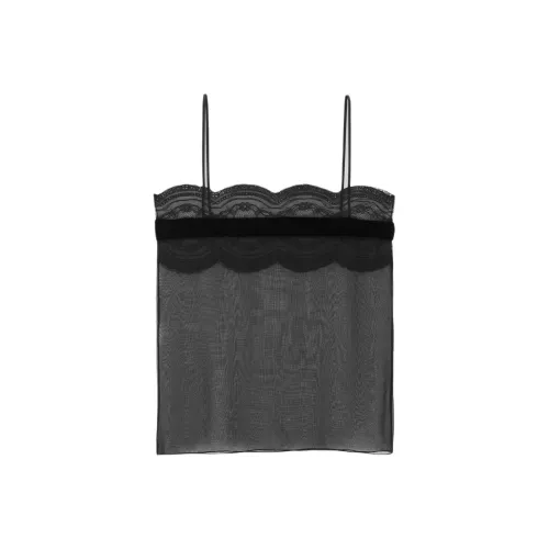 SAINT LAURENT Без бретелек Топ Женский Черный