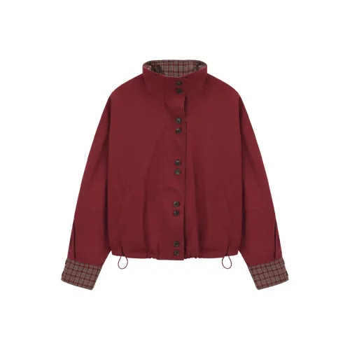 MISHOW Винтажный красный Женский Куртка