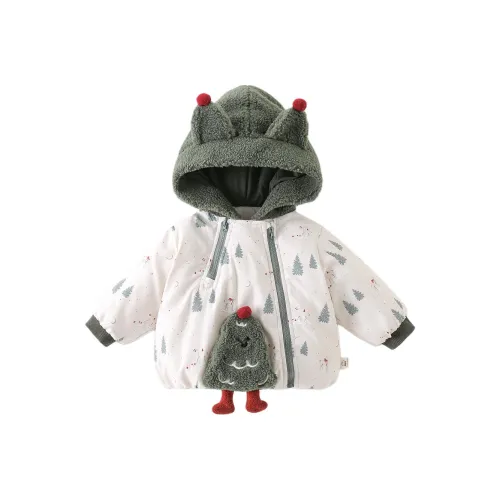 XiaoJinBu Бежевый Baby Утеплённые куртки