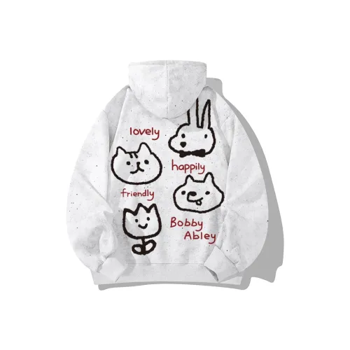 BOBBY ABLEY Simple line С капюшоном Женские Свитшоты