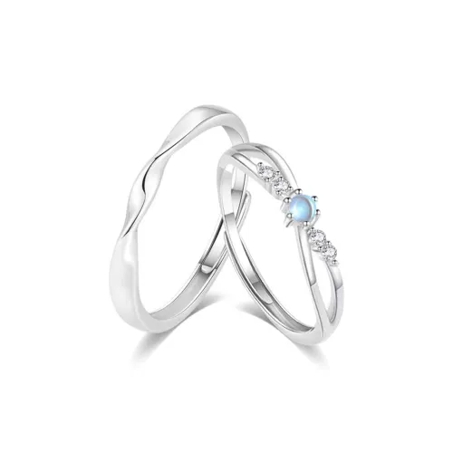 Кольцо Crafts Women's с цветной глазурью парное унисекс