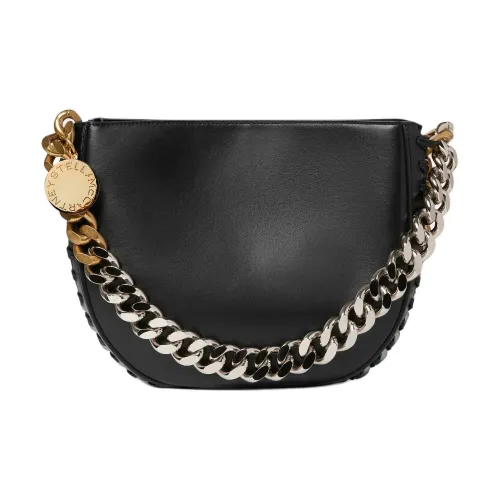 Stella McCartney Полиэстер Смешанный с Полиуретаном Сумка через плечо Женская Черная