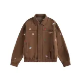 Коричневый с флисовой подкладкой