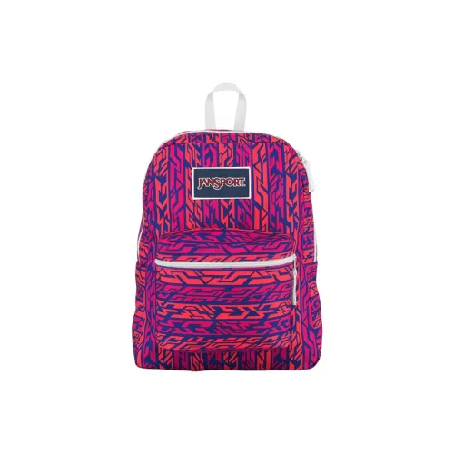JanSport Label Рюкзак Унисекс Фуксия Розовый