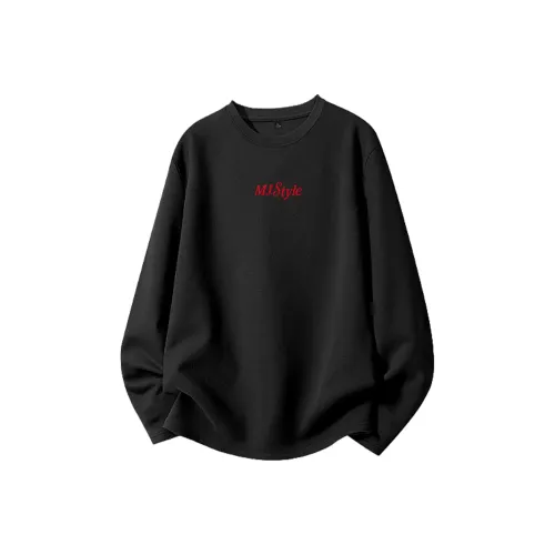 MJ STYLE Длинный рукав Т-рубашка Унисекс