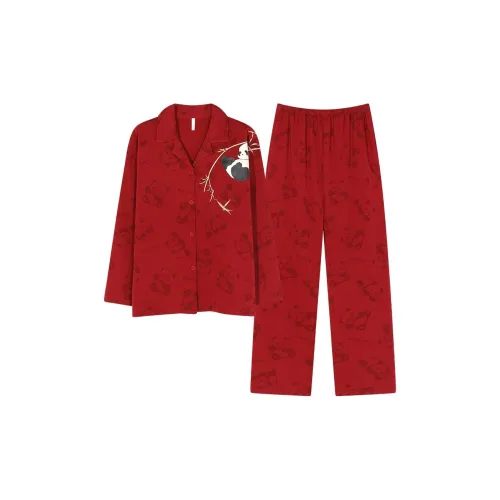 GOYN Красный Женский Пижамный Комплект