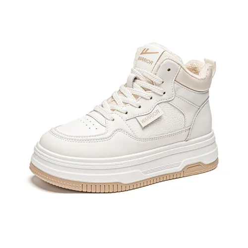 Warrior Скейтборд Кроссовки Высокие Топы Экрю Женские