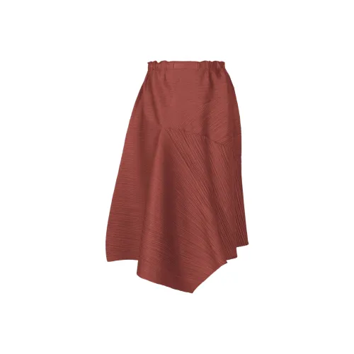 PLEATS PLEASE ISSEY MIYAKE Fw25 Повседневный Длинный Юбка Женские