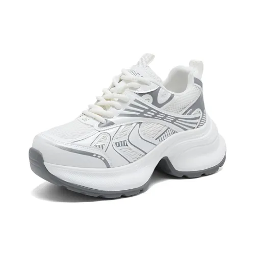 AIMISS Износостойкий Дышащий Противоскользящий Низкий Топ Кроссовки с Толстой Подошвой Женские