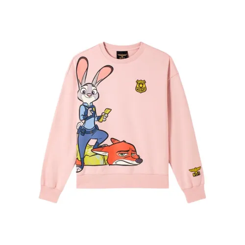 Boy London Зверополис Коллаборация Розовый Унисекс Свитшоты