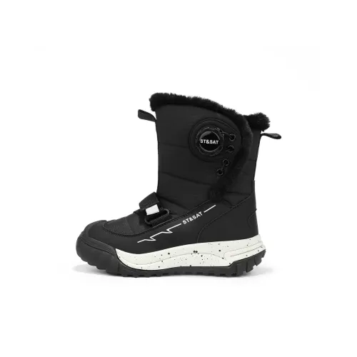 ST SAT KIDS Oтскок Водонепроницаемый Термический Увеличение Высоты Высокие Ботинки для Сноуборда Детские