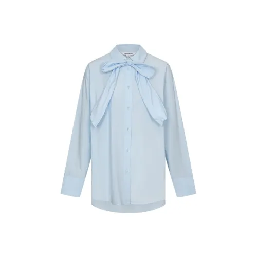 URBAN REVIVO Синий Женские Рубашки