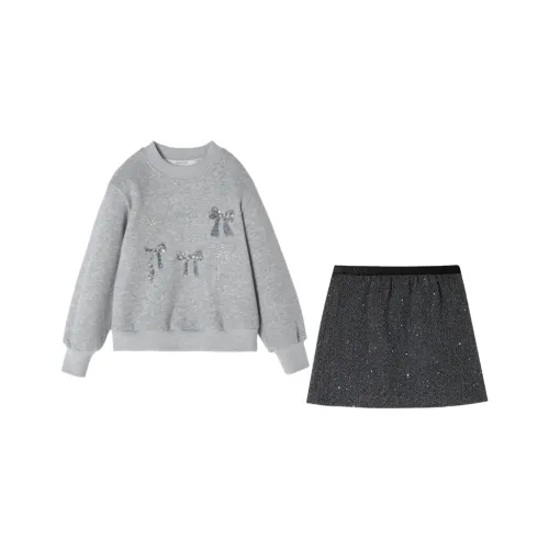 Детский комплект YUANYUAN GIRL с юбкой зимний