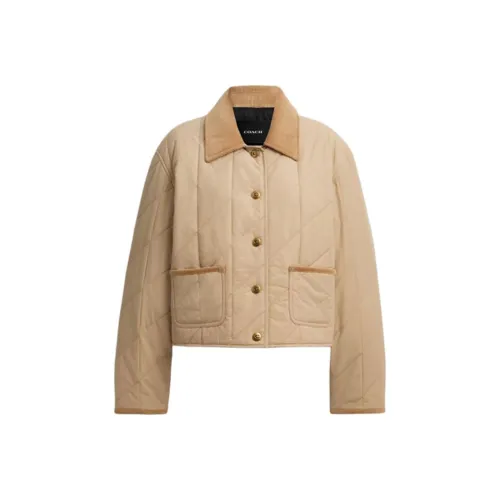 COACH Fw25 Хлопковый пуховик женский