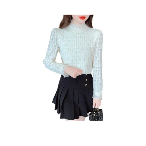 Mu Xiao Xin Абрикос Флис С Подкладкой с Бесплатной Наклейкой MU Xiaoxin Бренд Женские Рубашки